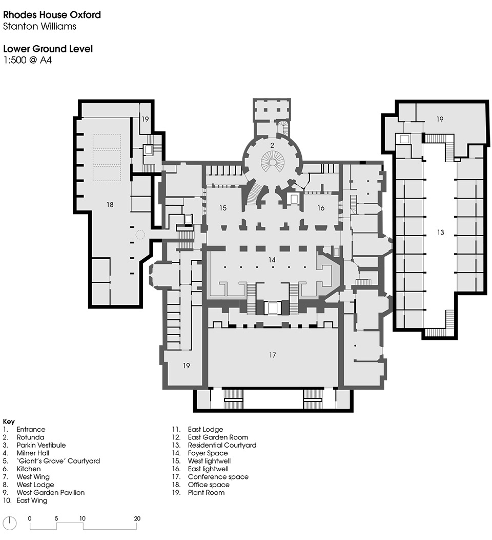 Rhodes基金会总部改造丨英国牛津丨Stanton Williams-76