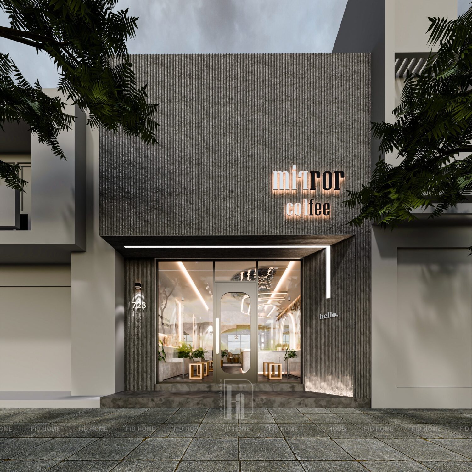 Sketchup咖啡室室内模型丨Viet Duc Kieu-3