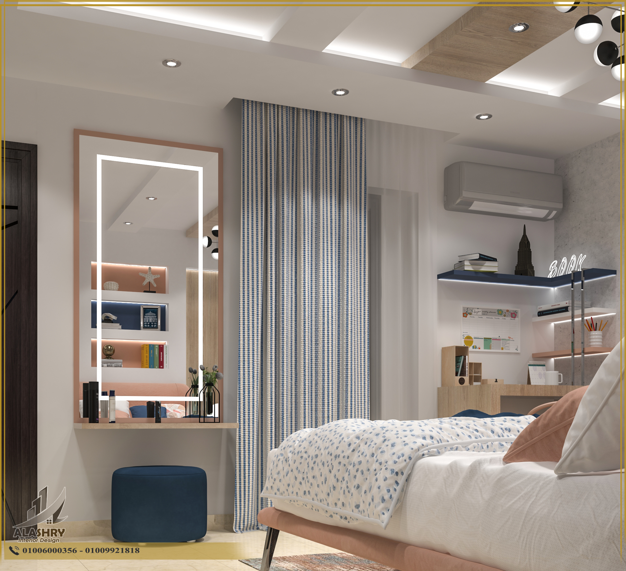 Double Teen Bedroom-2