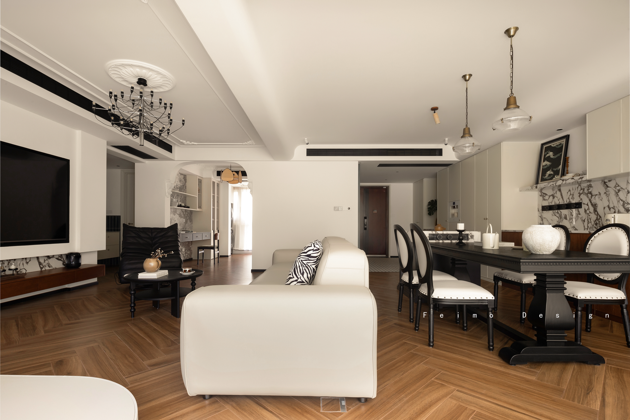 130m²梦中情房设计丨飞墨设计-17