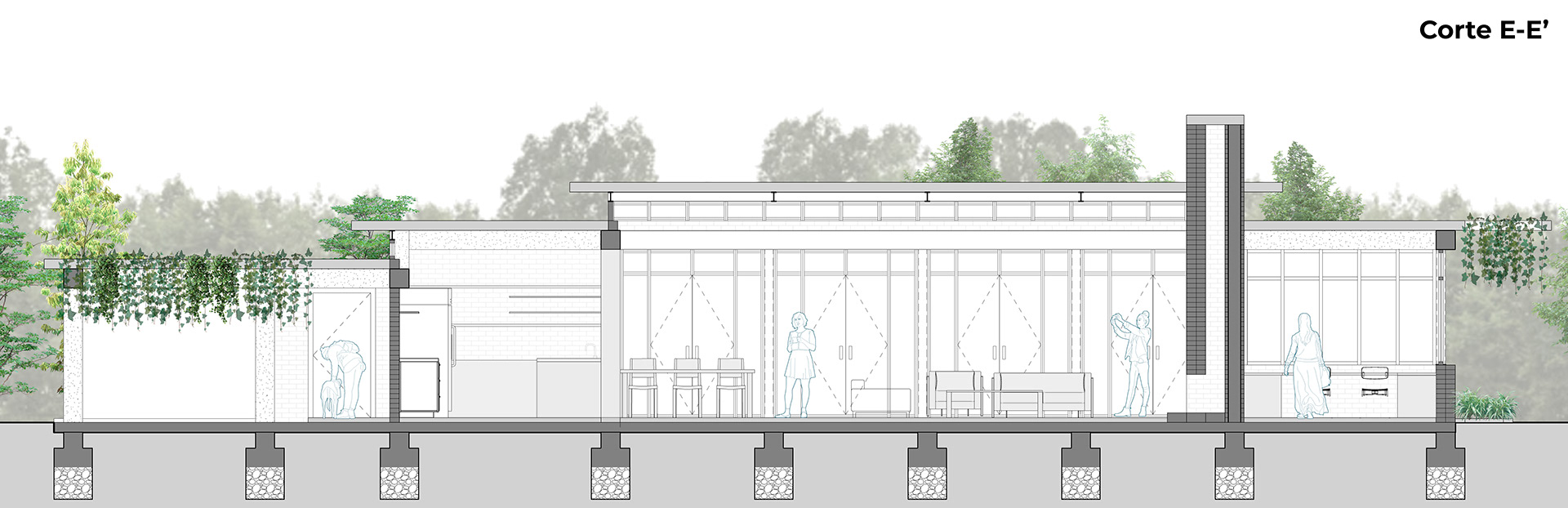 美国风住宅丨Laura Rubio + Camilo Sánchez-17