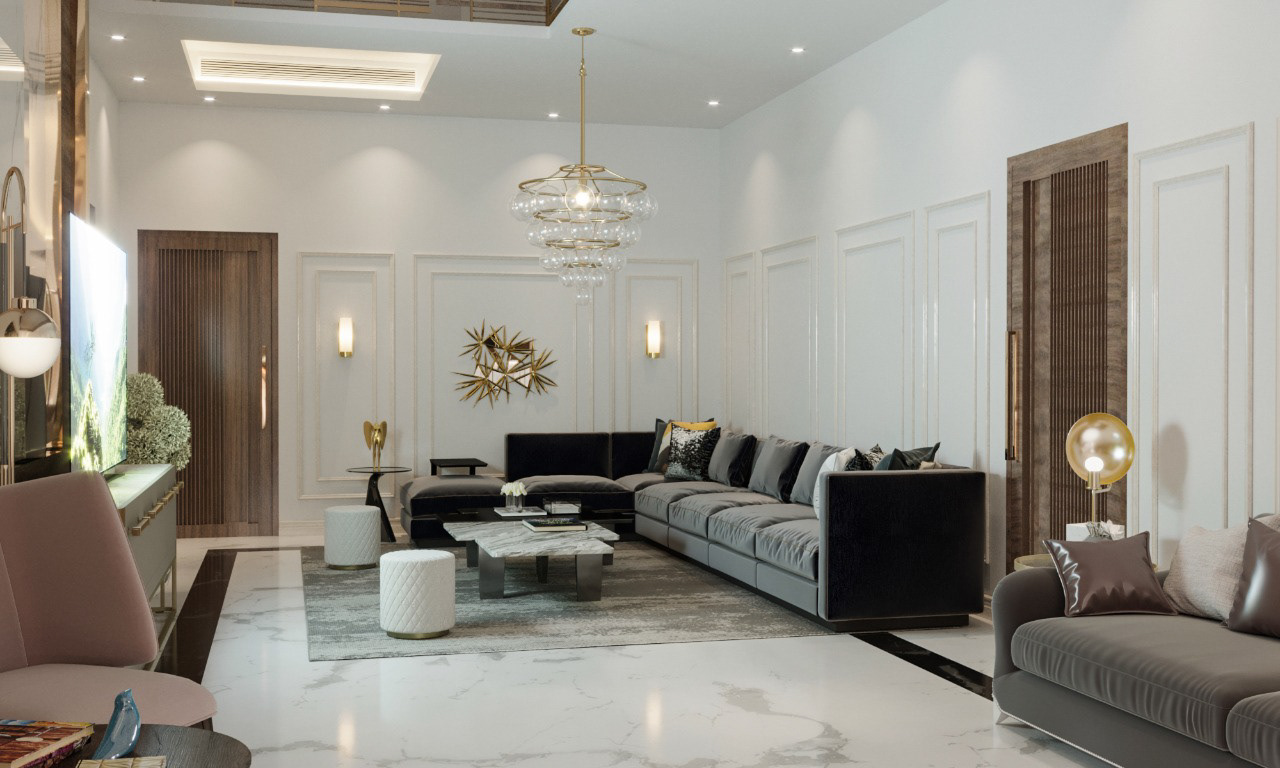 双层挑高客厅设计-3