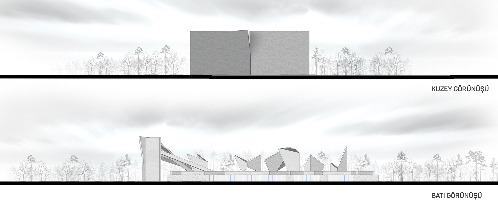 韩国战争纪念区域及游客中心建筑项目竞赛提案丨monoroom | Architects-25