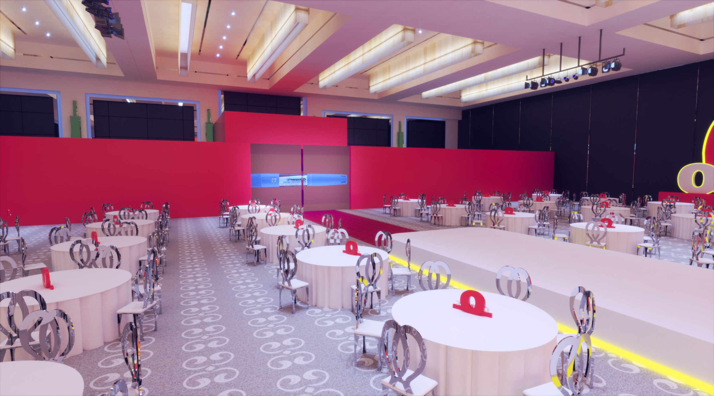 Ozempic Egypt - UAE - exhibition stand booth design-13