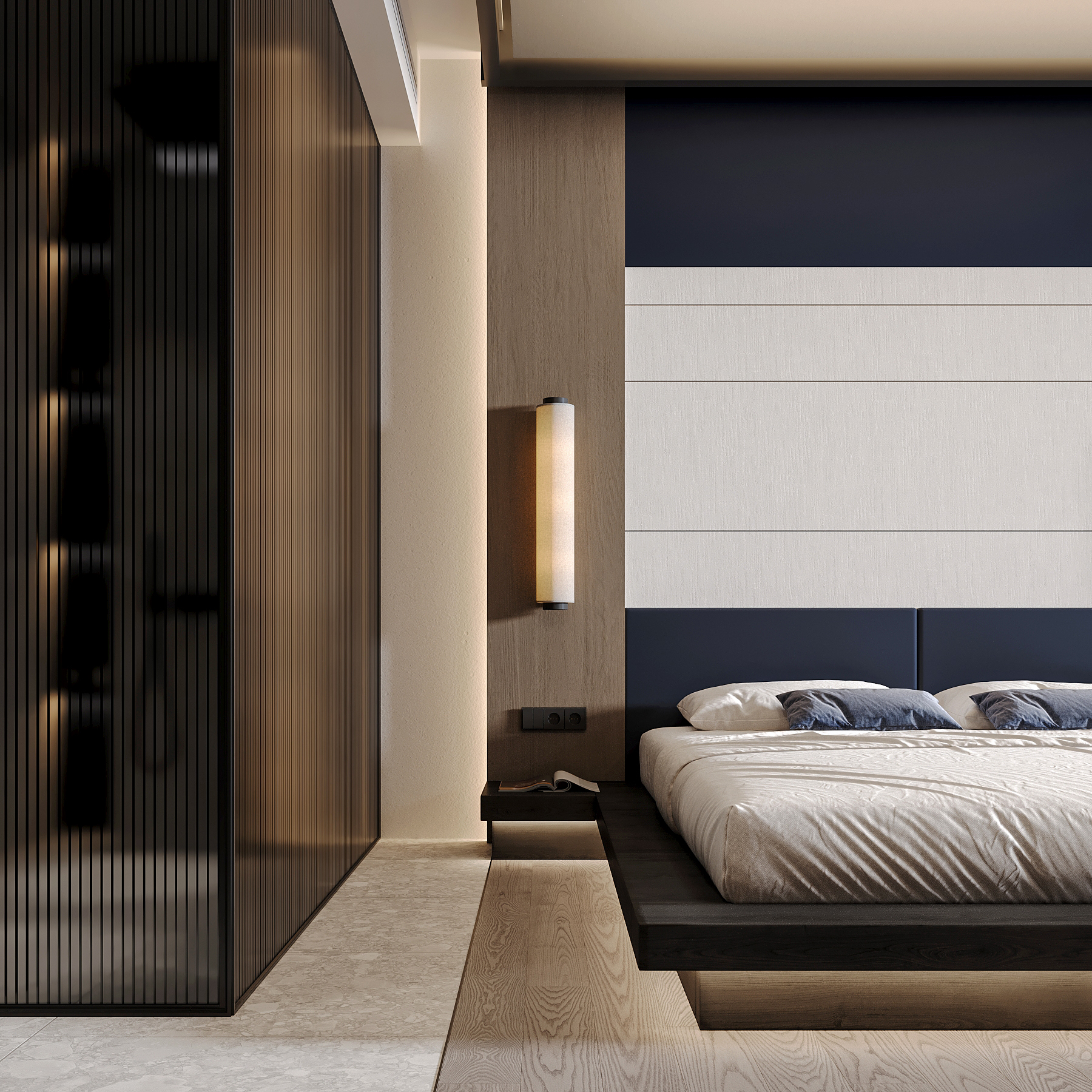 酒店标准卧室室内设计丨阿联酋丨Sense Design-7