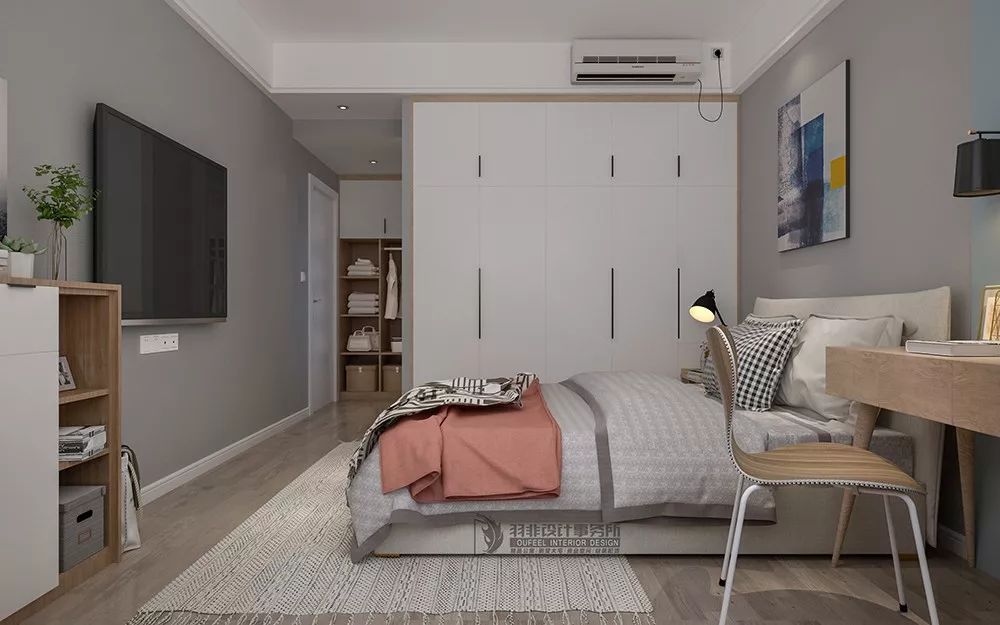 105㎡北欧风三居室,功能与舒适完美融合-40