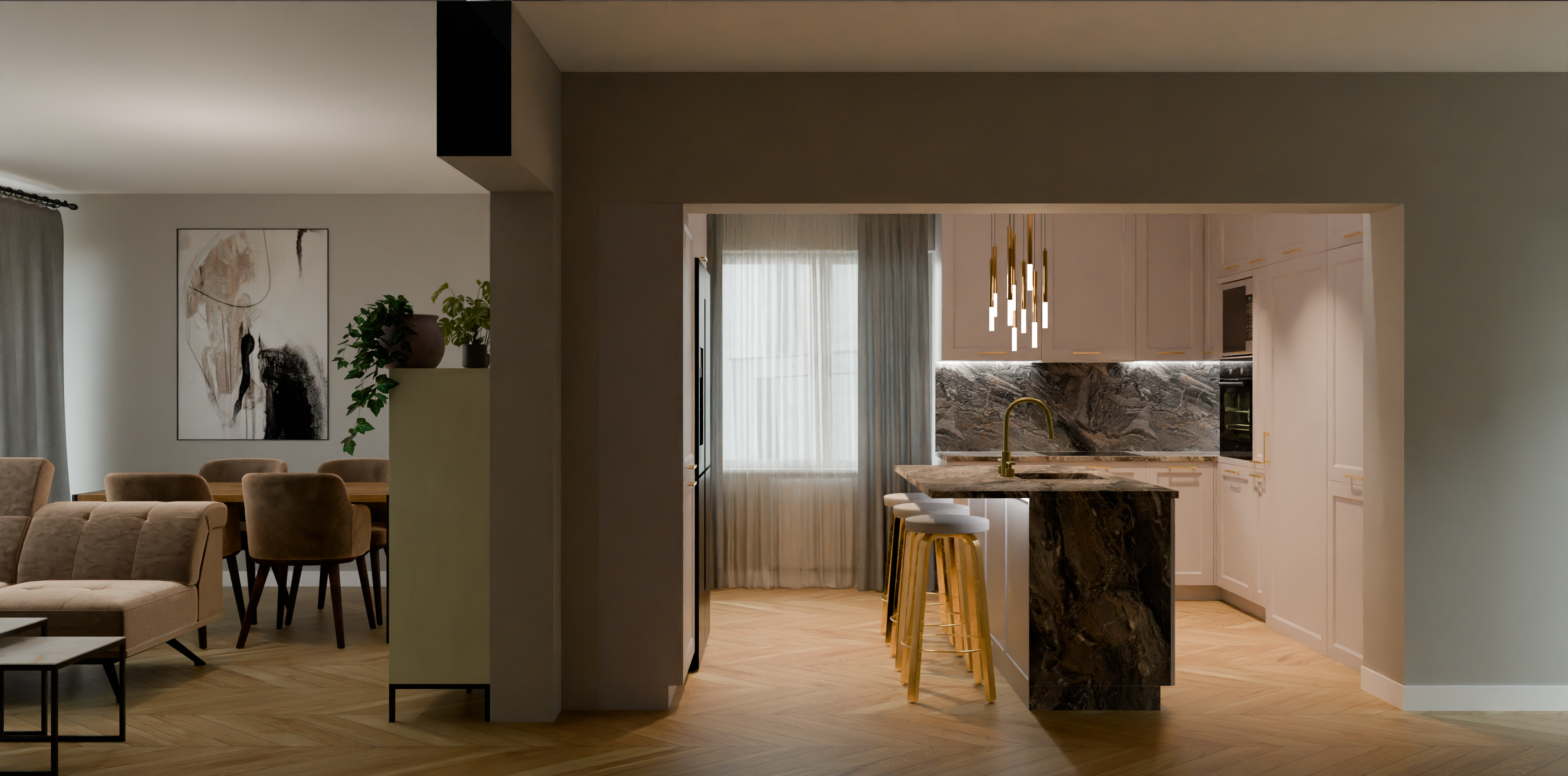 kitchen updated in Gemini-5