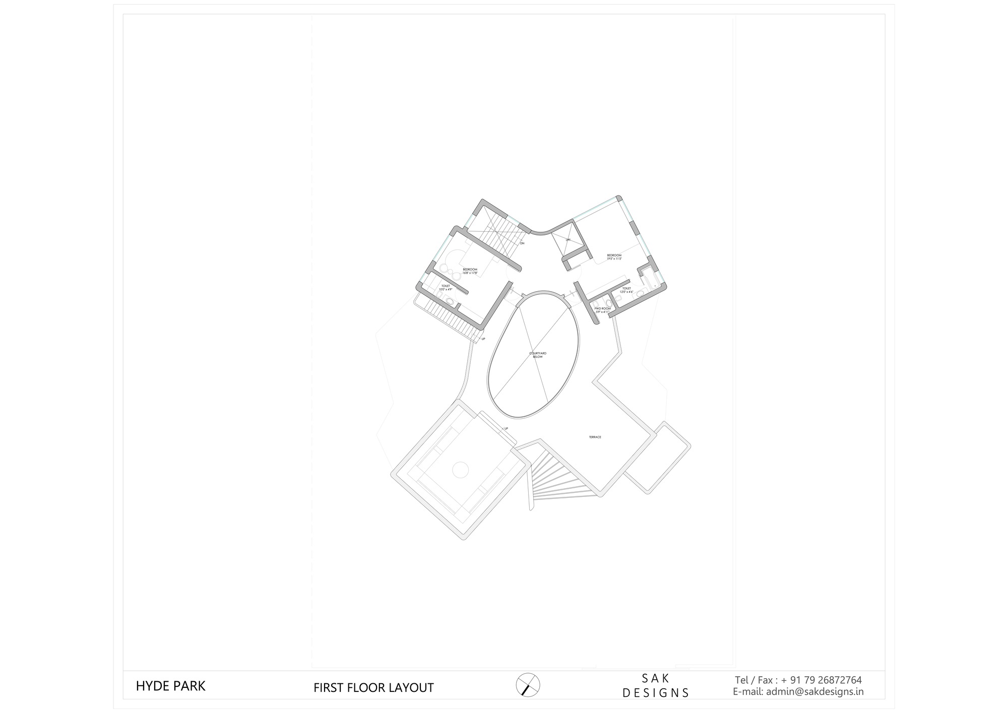 草地中的周末度假屋丨印度丨SAK Designs-31