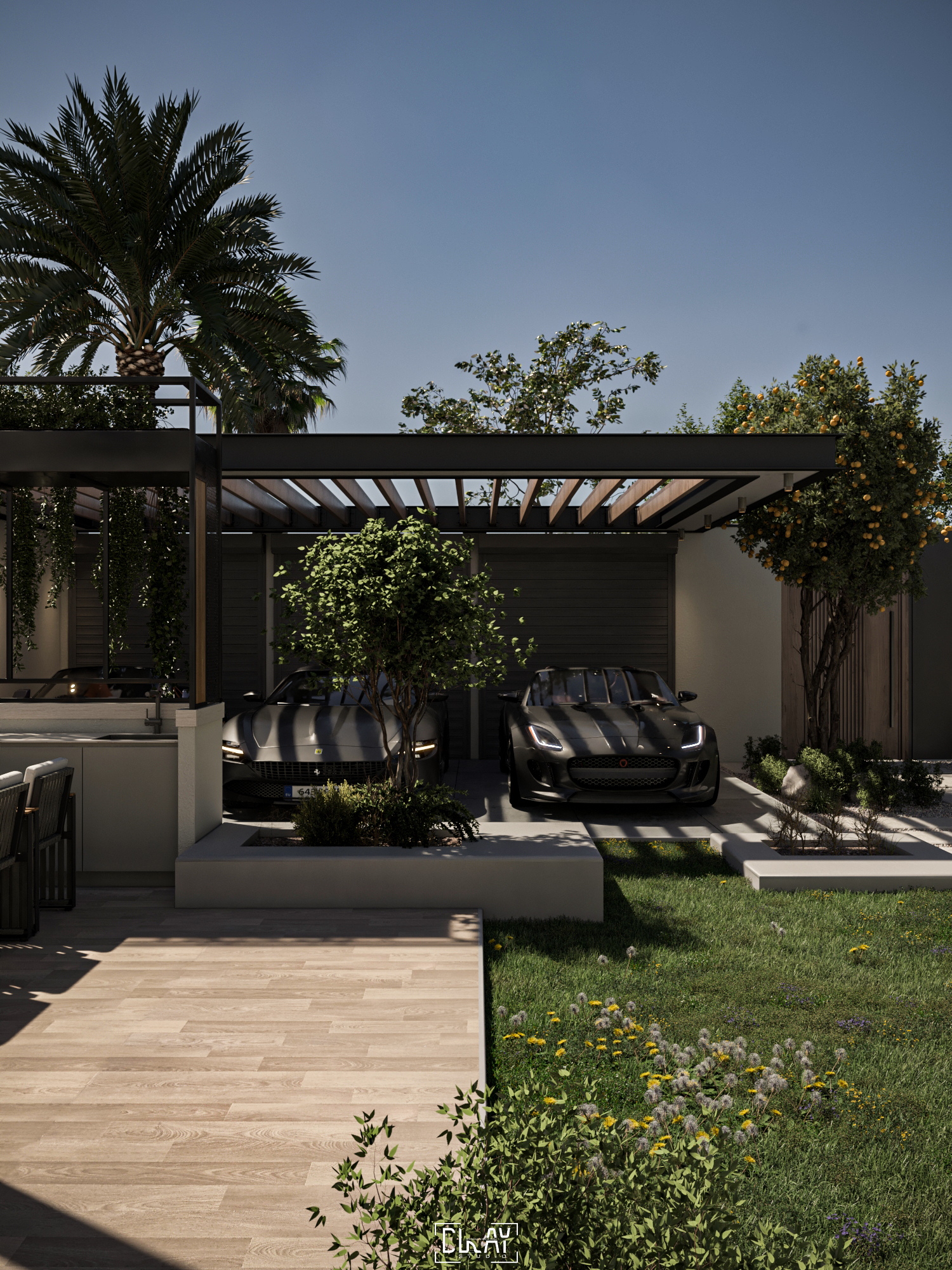 Villa Landscape 住宅建筑外立面设计丨@clay studio-8