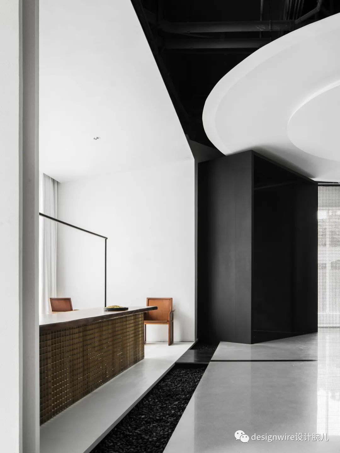 孟也新作 | “听”艺术馆，融创三亚新闻中心售楼处设计-14