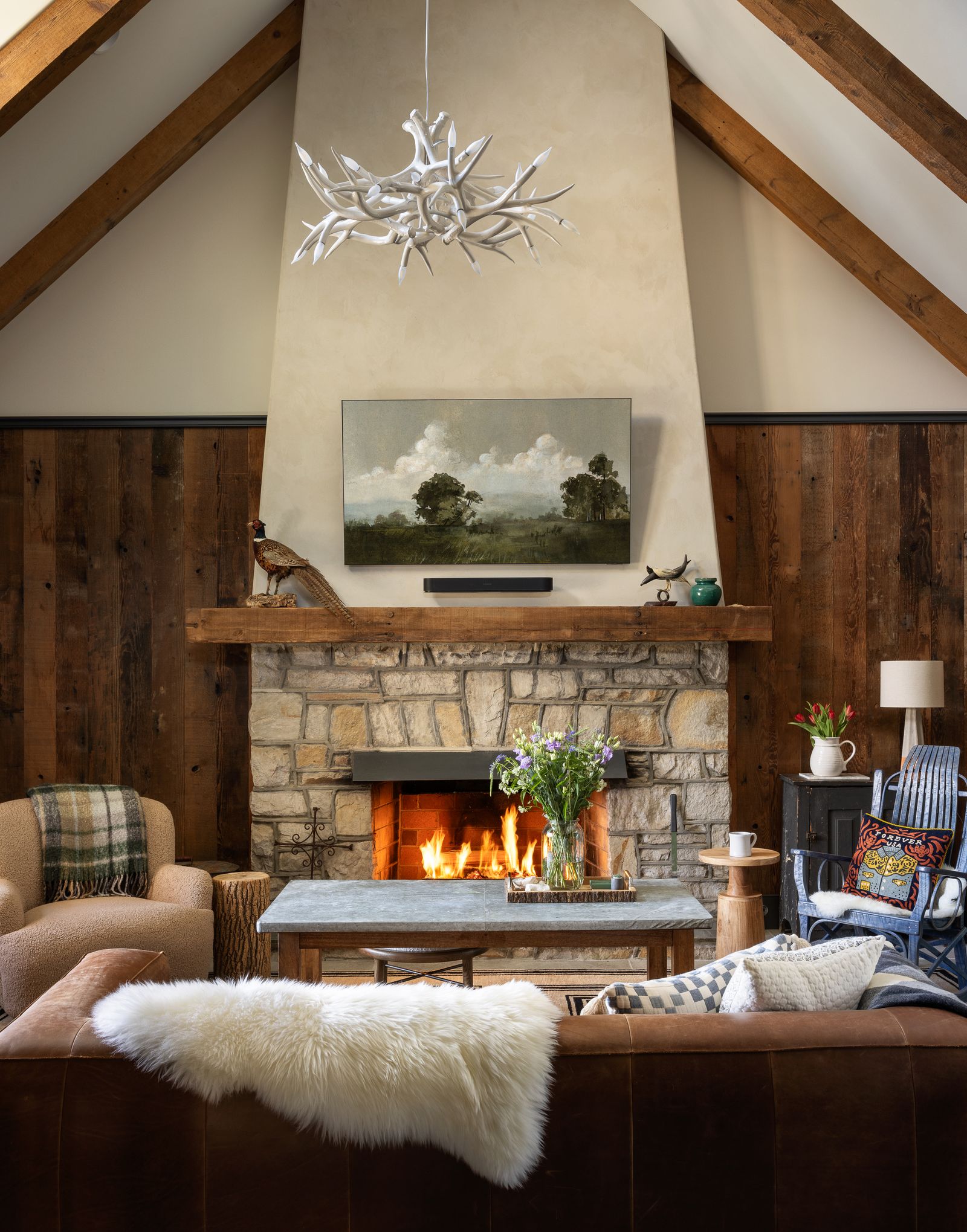 宾夕法尼亚殖民地老宅改现代牧场住宅丨美国宾夕法尼亚丨PS & Daughters（创始人Phoebe Schuh）-17