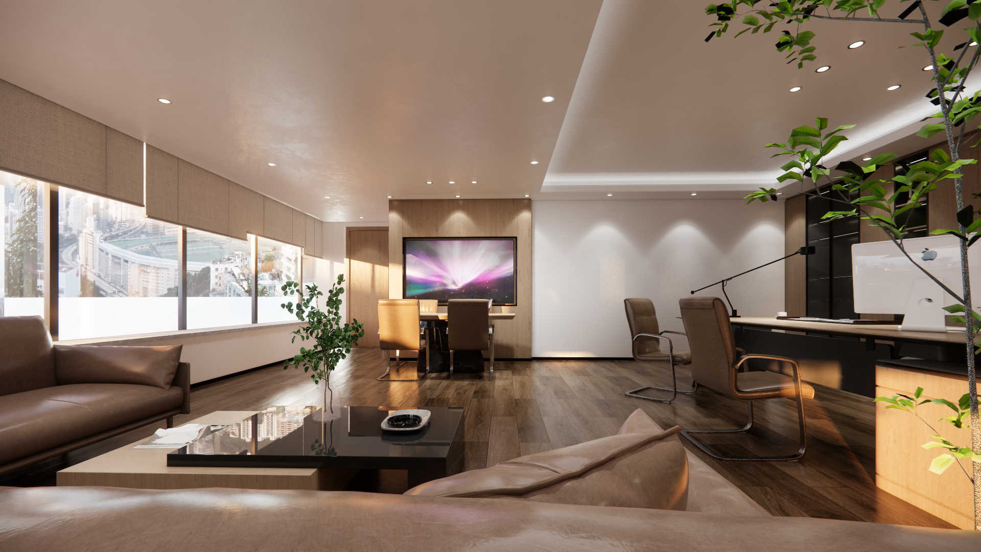 企业办公改造设计 领导办公室-12