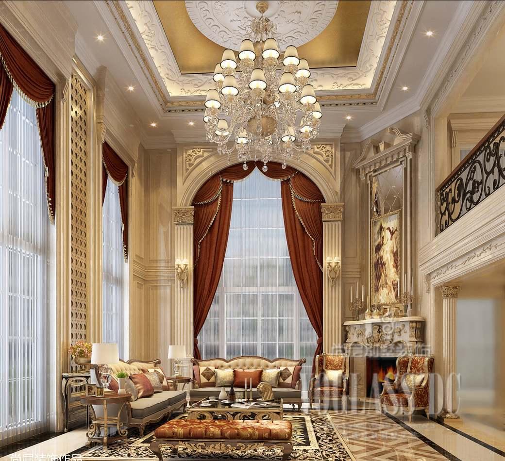 尚层装饰丽宫别墅法式古典风格装修效果图-8