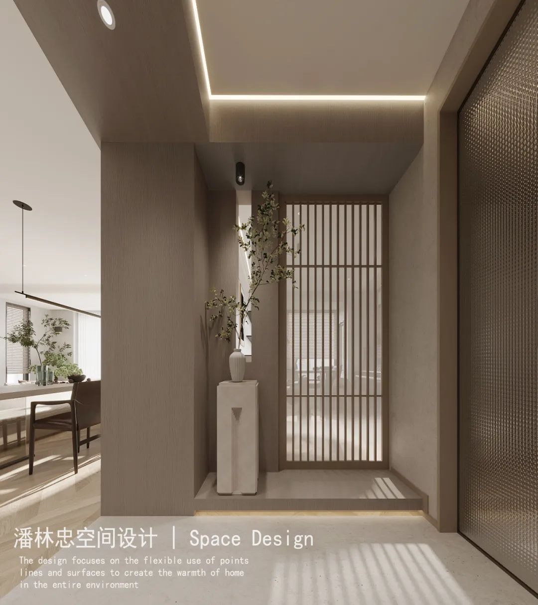 湖州现代简约住宅丨中国湖州丨潘林忠空间设计-0