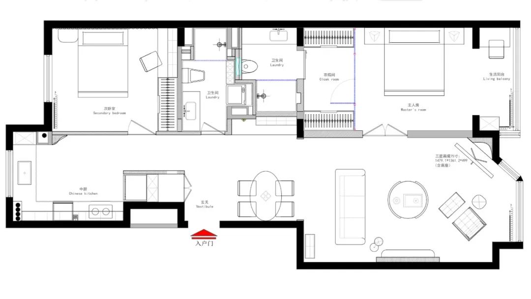 《埃维昂》法式浪漫空间设计丨中国北京丨弥尔设计 MIR STUDIO-14