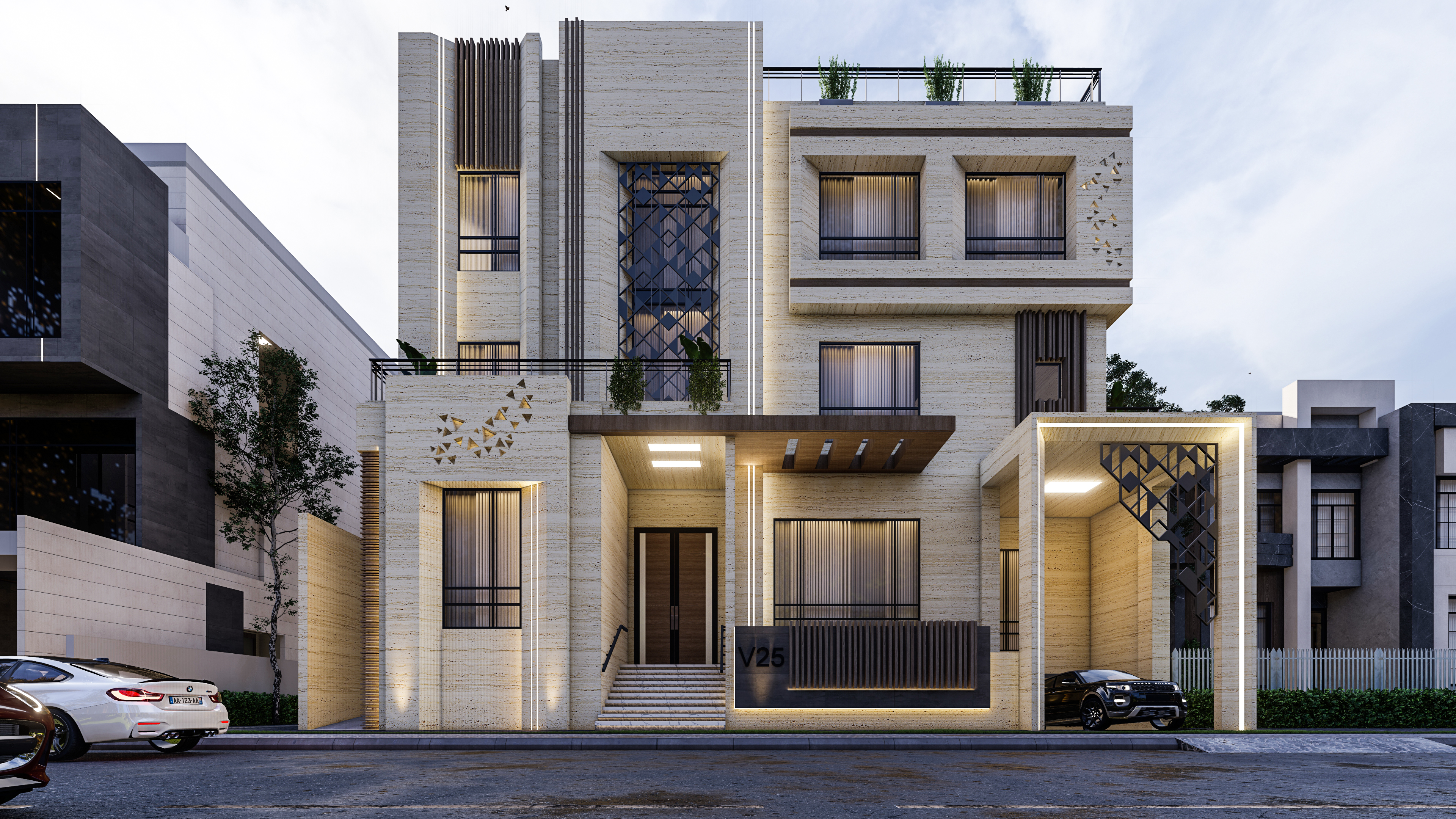 科威特现代别墅城堡-4