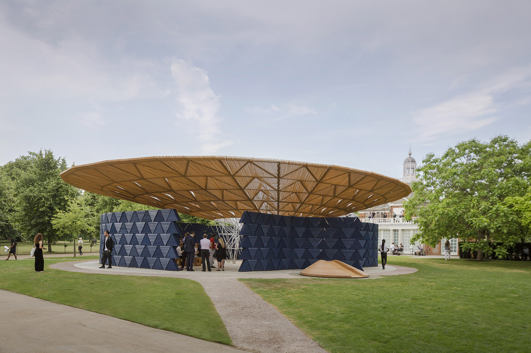 蛇形展厅2017,伦敦 / Kéré Architecture-35