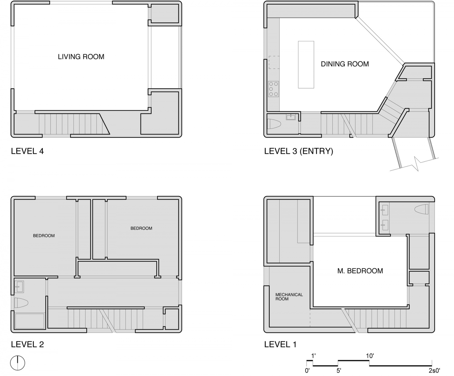 美国波特兰塔式住宅丨Benjamin Waechter Architect-41
