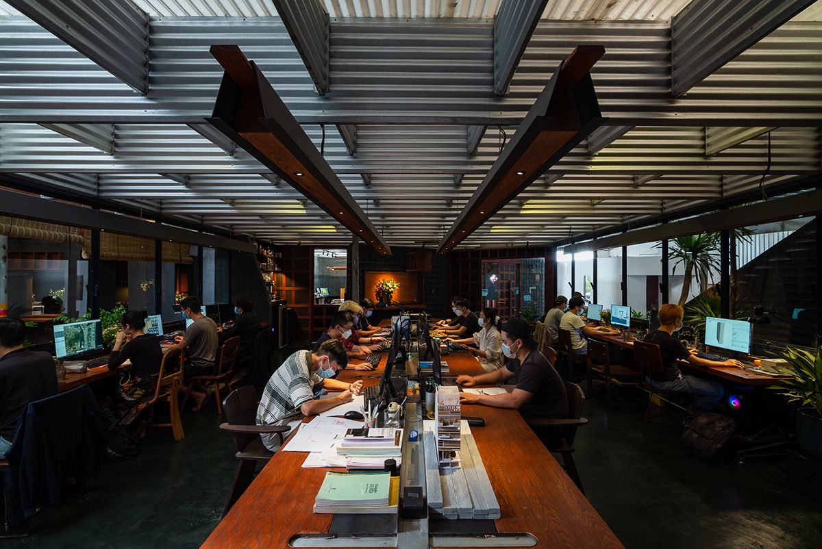 旧建筑新生命,低成本办公室设计典范-19