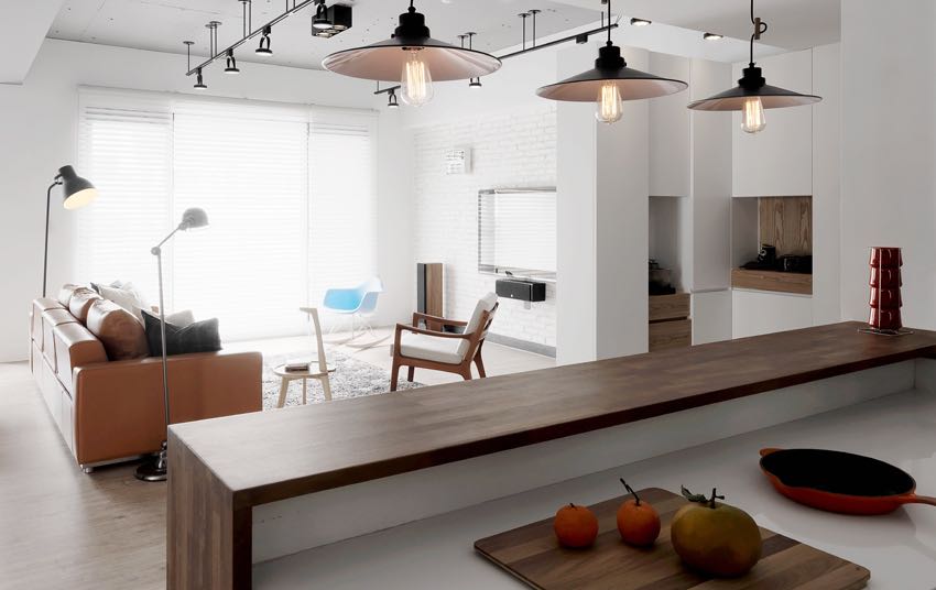 台中 40 坪工业北欧混搭风新婚宅，打造自然采光与个性空间-6