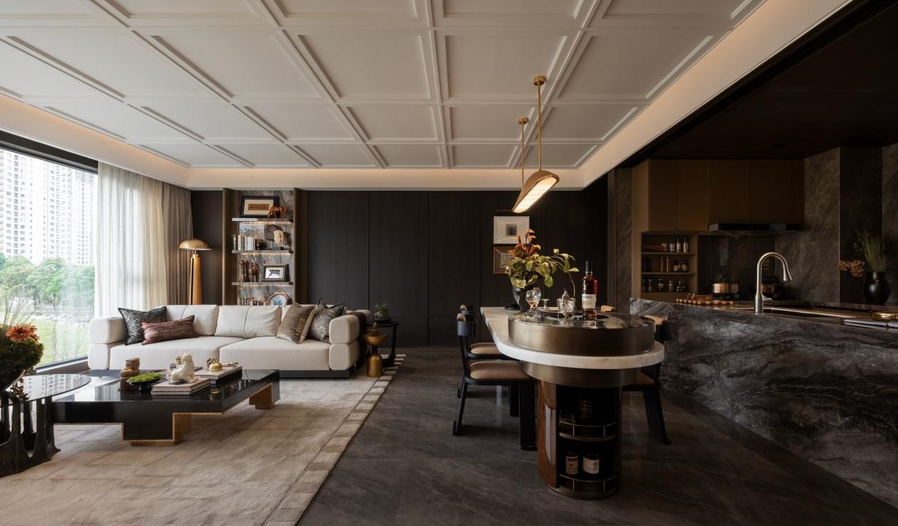 贵阳万科·未来溪地135㎡样板间丨中国贵阳丨软装GNU金秋设计,硬装深圳市梵一舍室内装饰设计-18