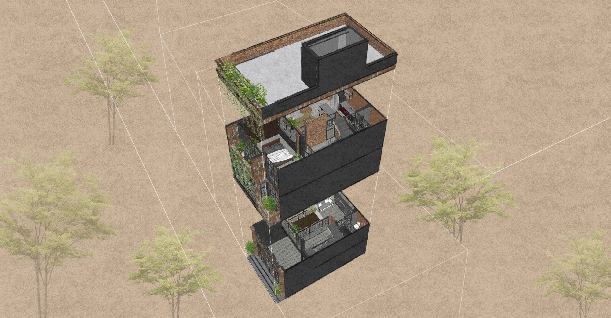 勒孔代宅邸丨越南丨Limdim House Studio-35