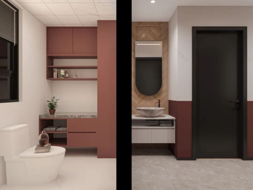 河北·博萃天宸 | 140m²复古法式风 东方审美与法式风格的协作-37