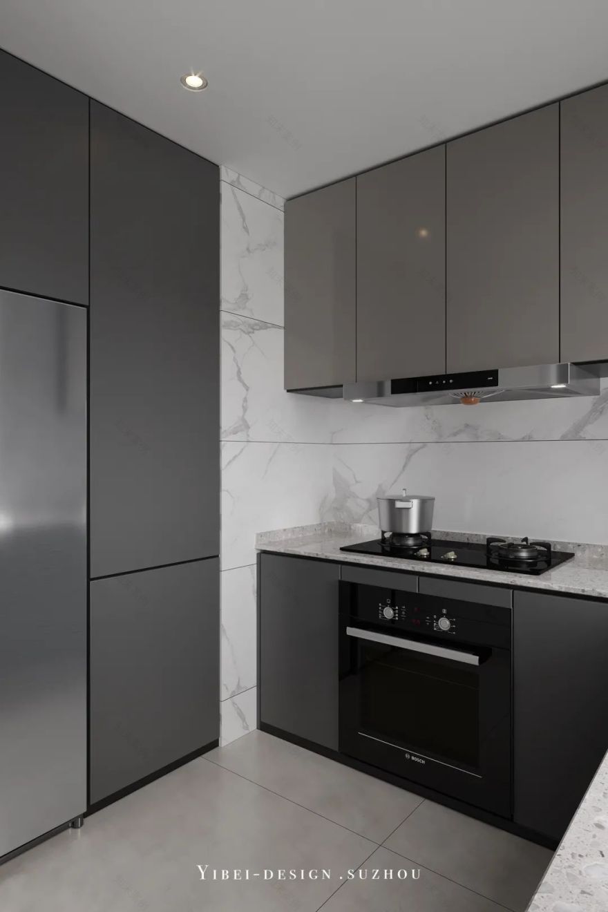 现代极简家装设计丨中国苏州丨YIBEI DESIGN-17