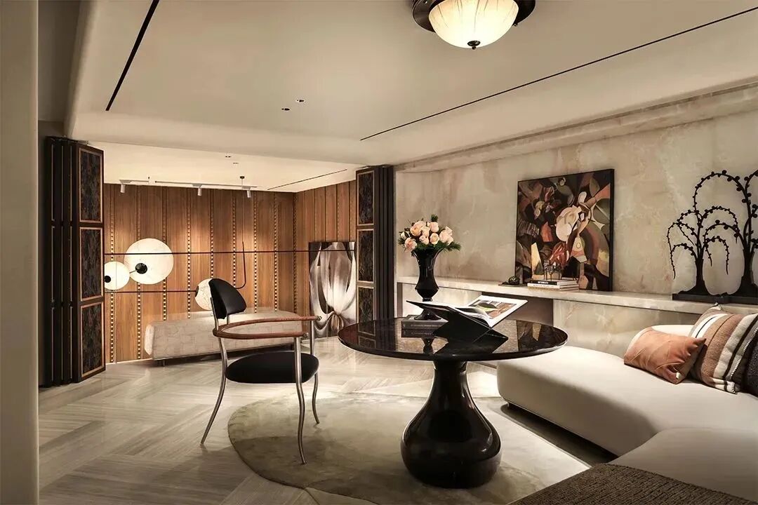 上海334㎡轻奢复古风家居空间丨中国上海-31