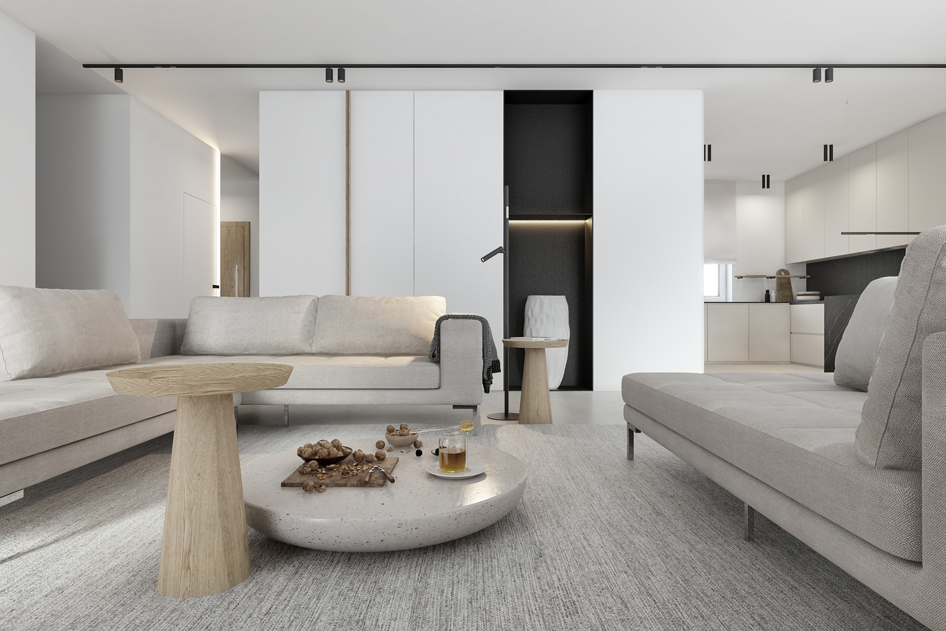 白色系+高级黑 极简主义的极简美-3