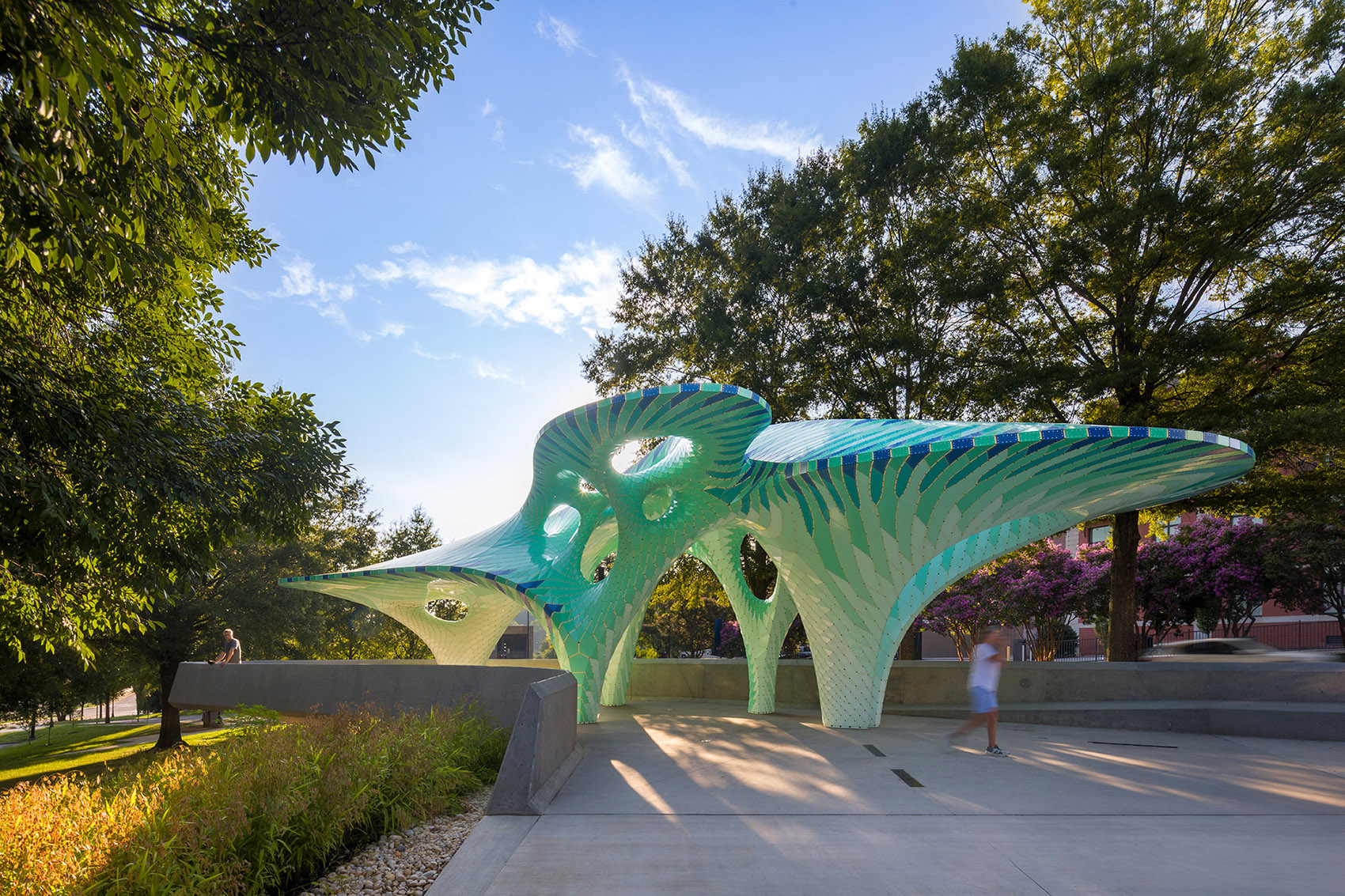 Pier 865公共艺术装置丨美国诺克斯维尔丨MARC FORNES,THEVERYMANY-26