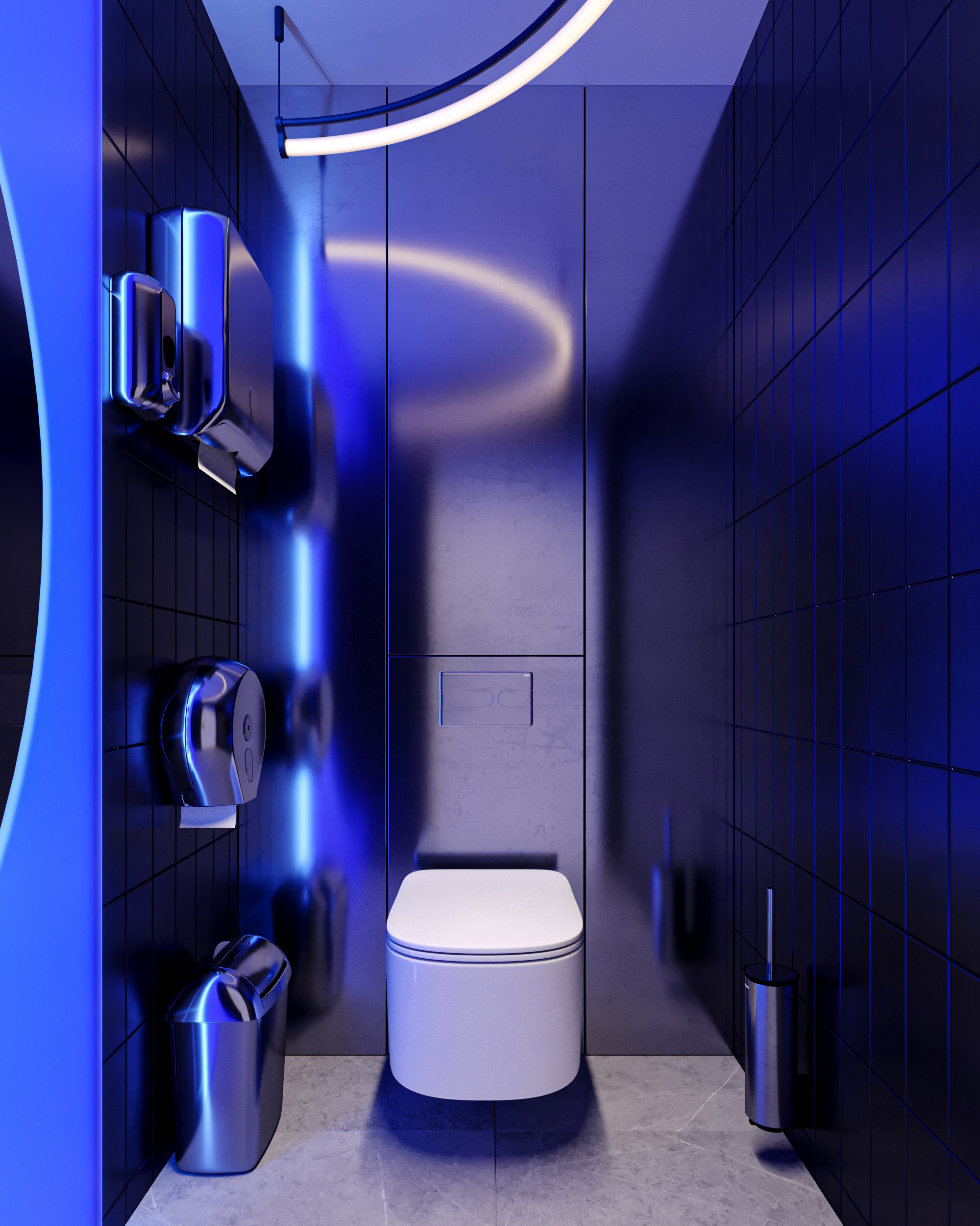 WC & Kitchen Cafe HB丨Sher.Architects-8