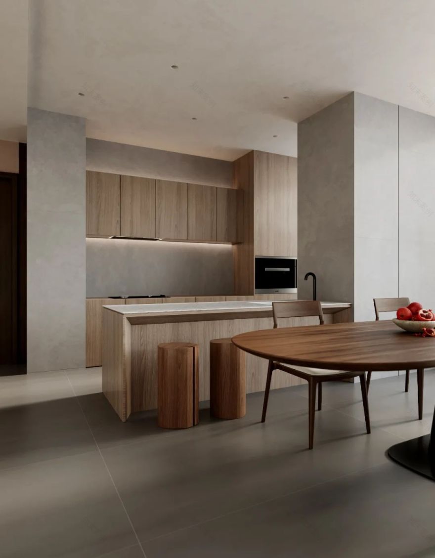 温暖原木,光影流动的家-3