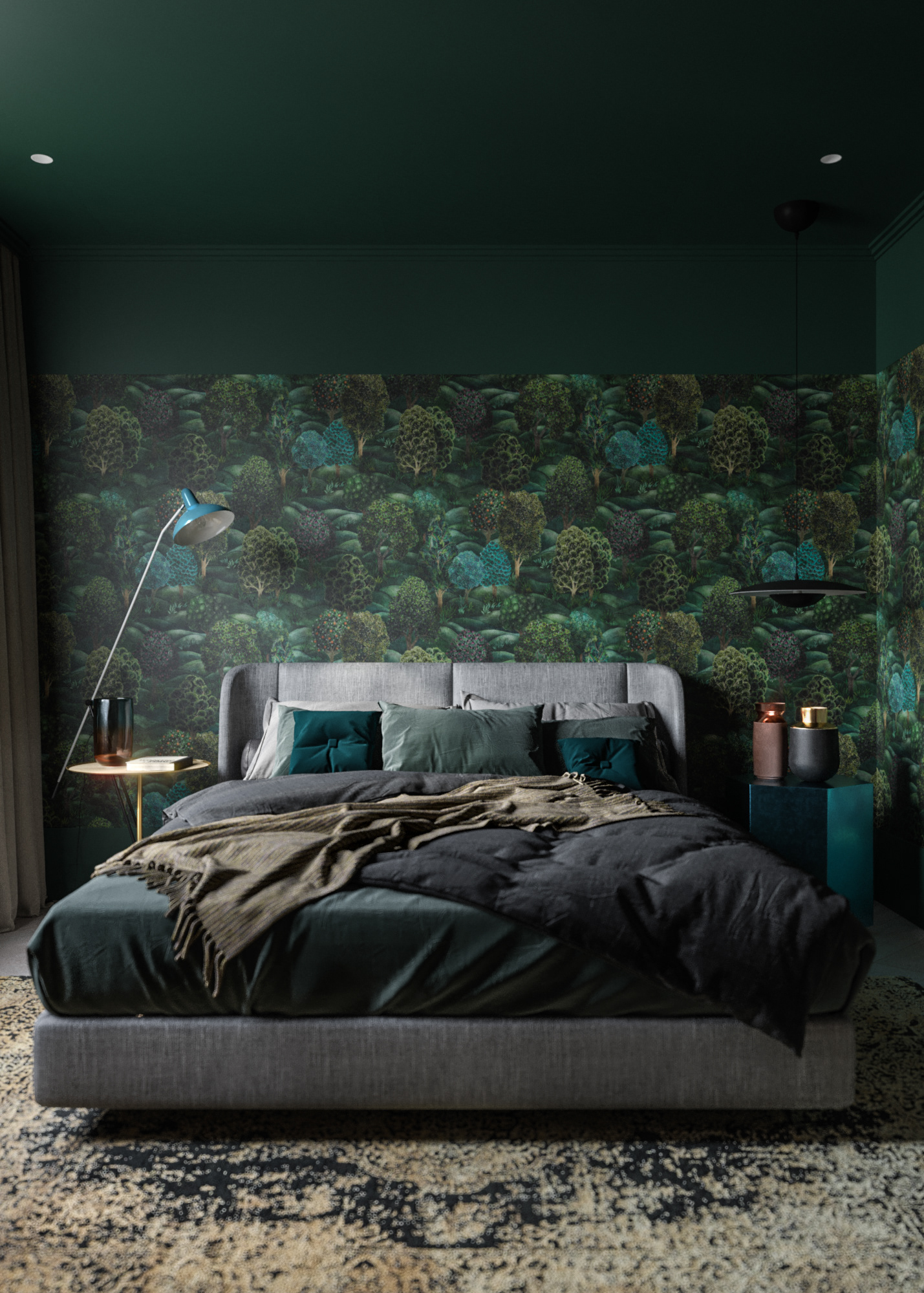 Guryevskaya Sloboda 村 1 号别墅室内设计丨Sergey Kachalov-11