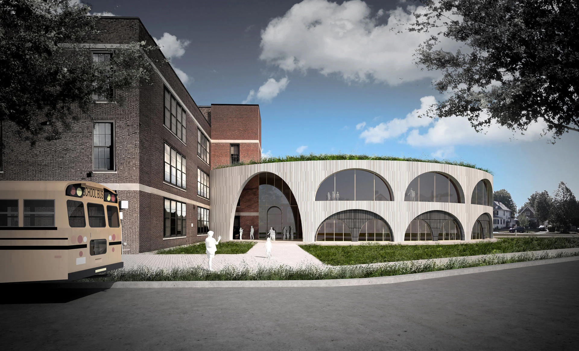 North Park Academy 扩建项目丨美国布法罗-18