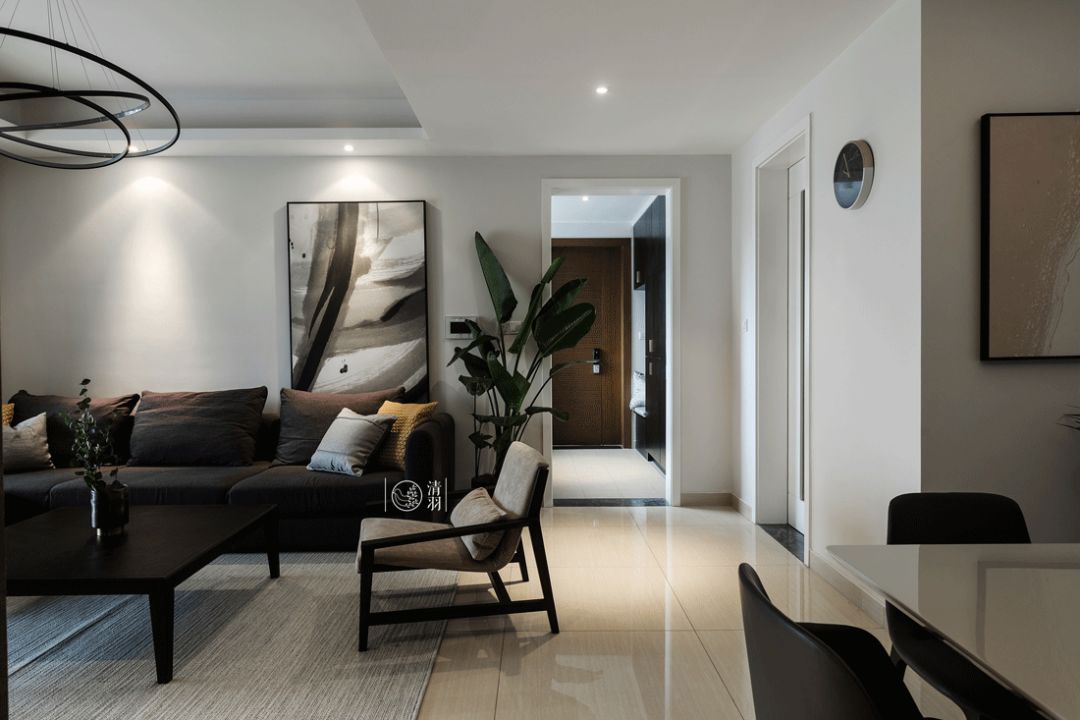 隐约 | 成都 131 平米现代时尚精装房改造-9