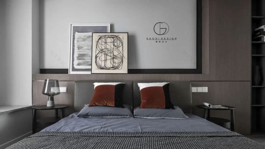 三十度灰,线条叠绘的高级空间 | 皋邸设计-40