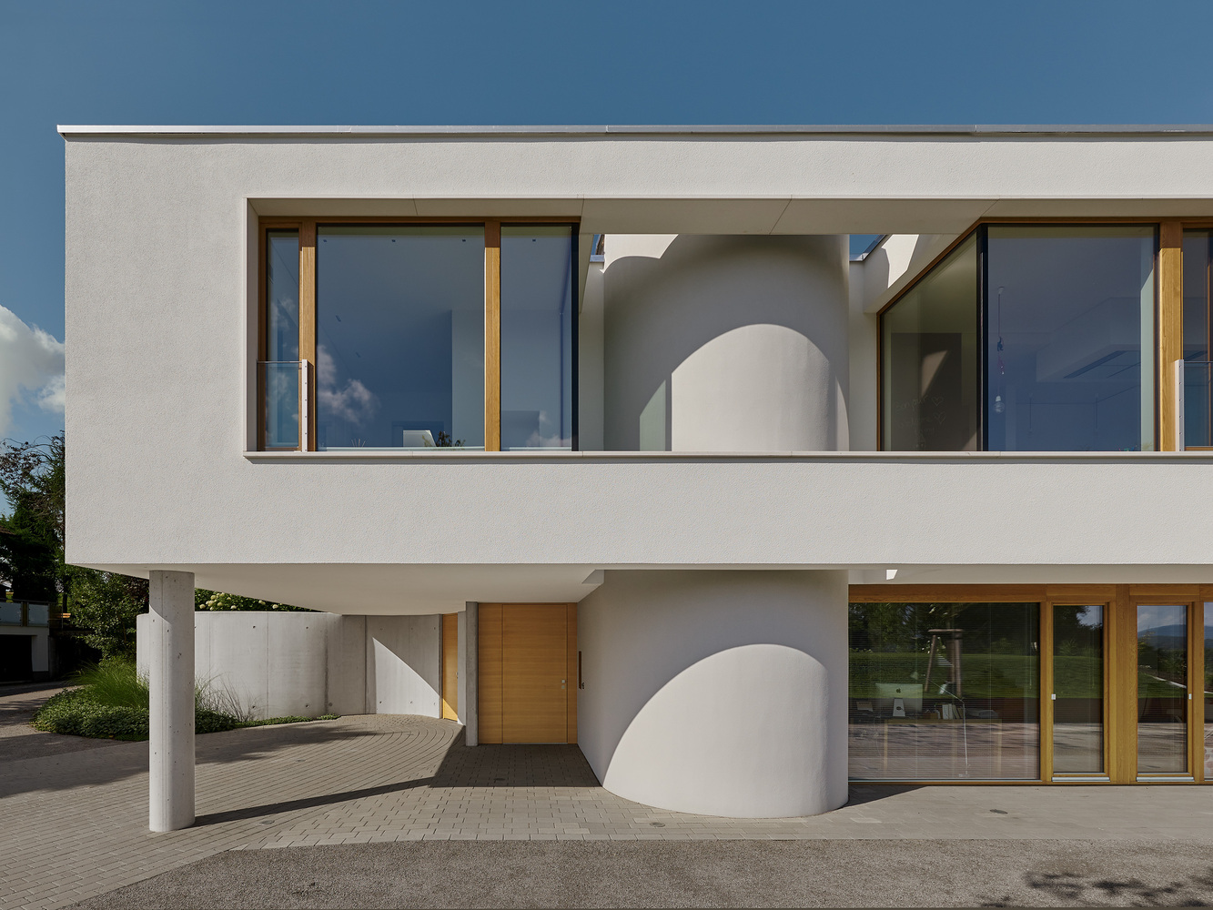 德国小山上的全景视野之家-12