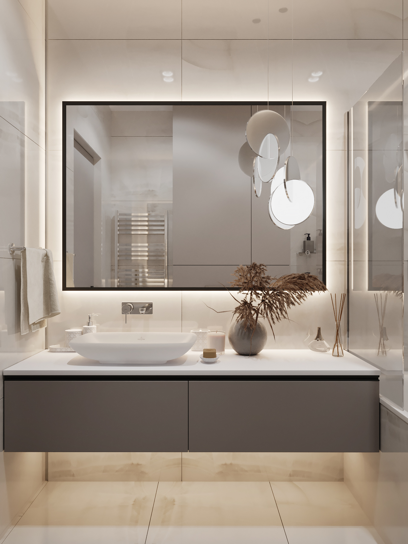 Design of a modern apartment with classic elements.-11