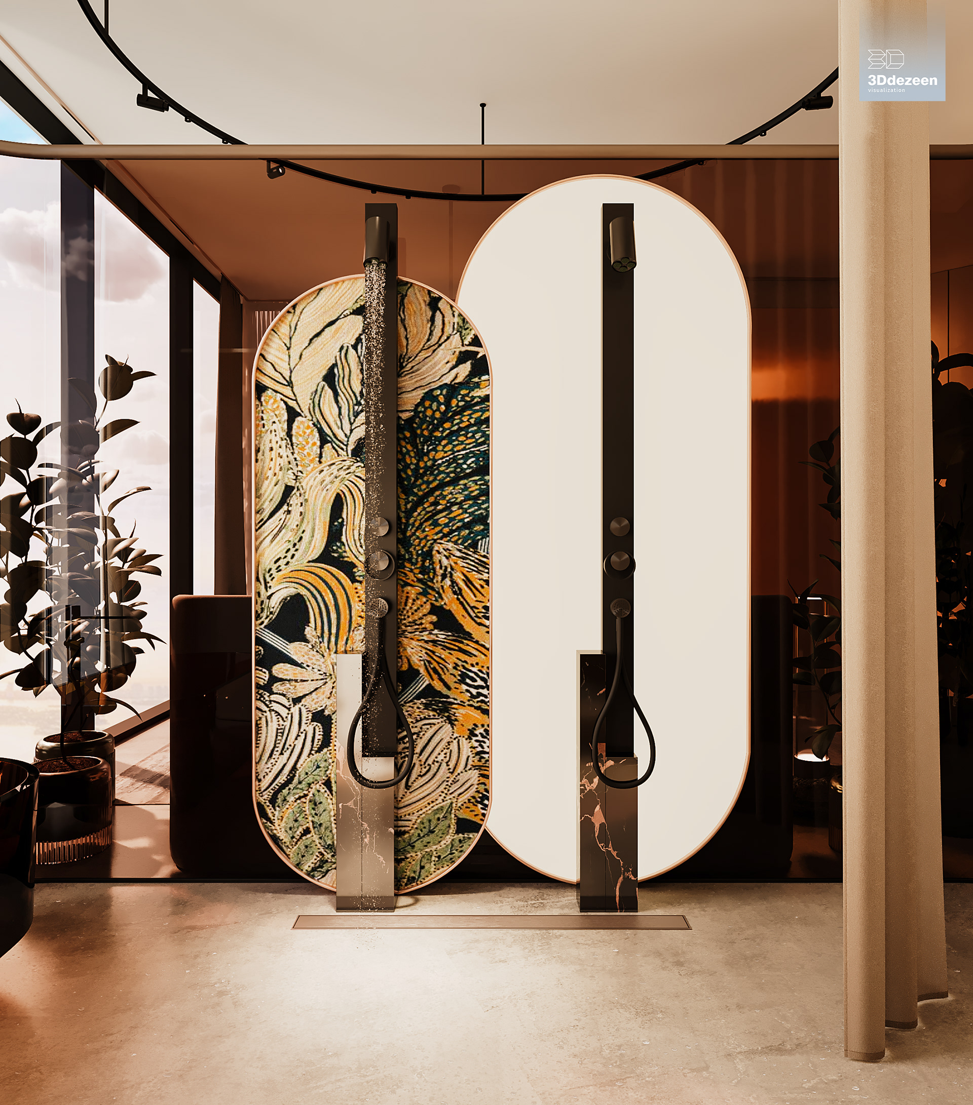 Miami Apartment 室内设计可视化丨美国-38