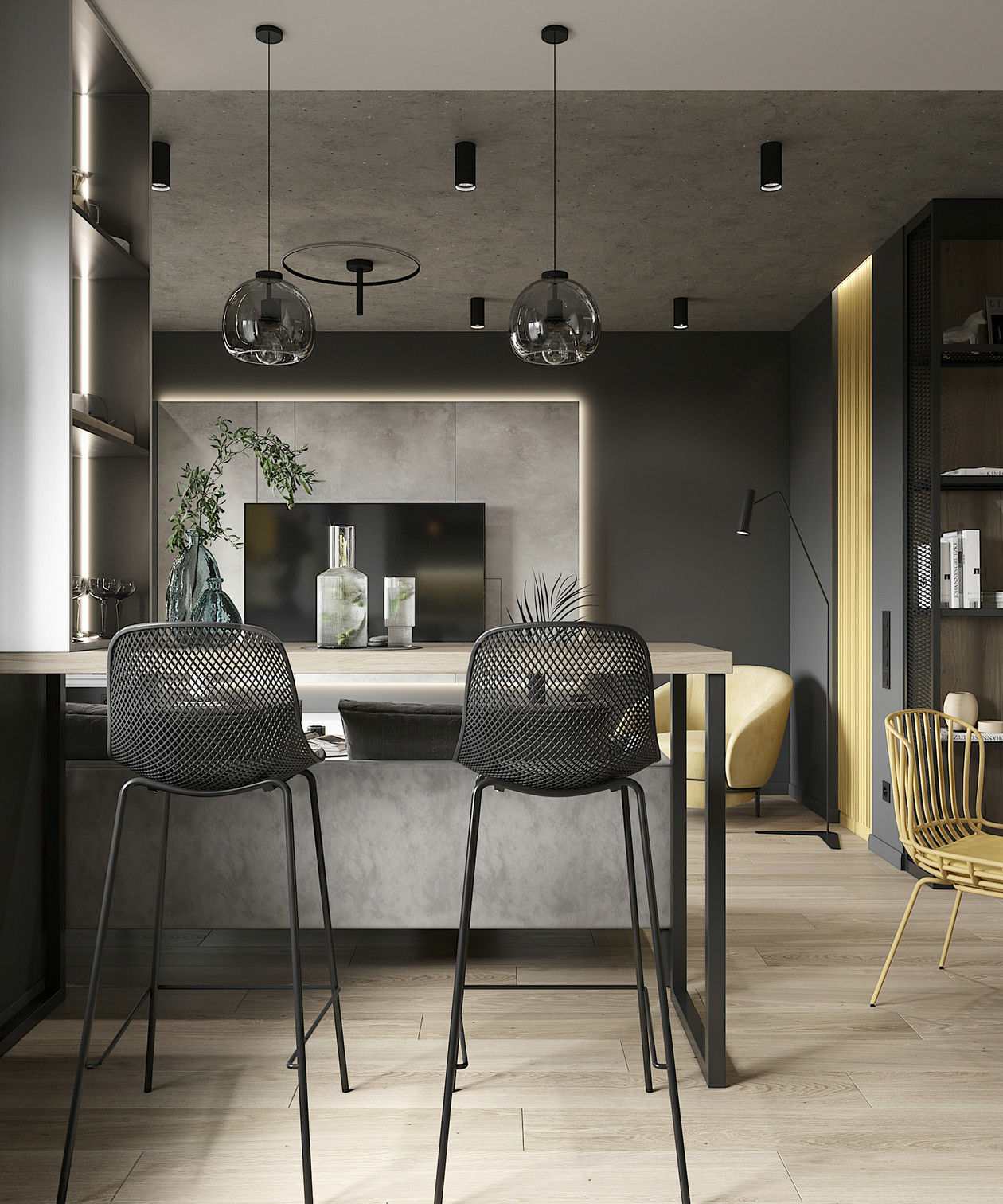 高级灰色系空间设计-7