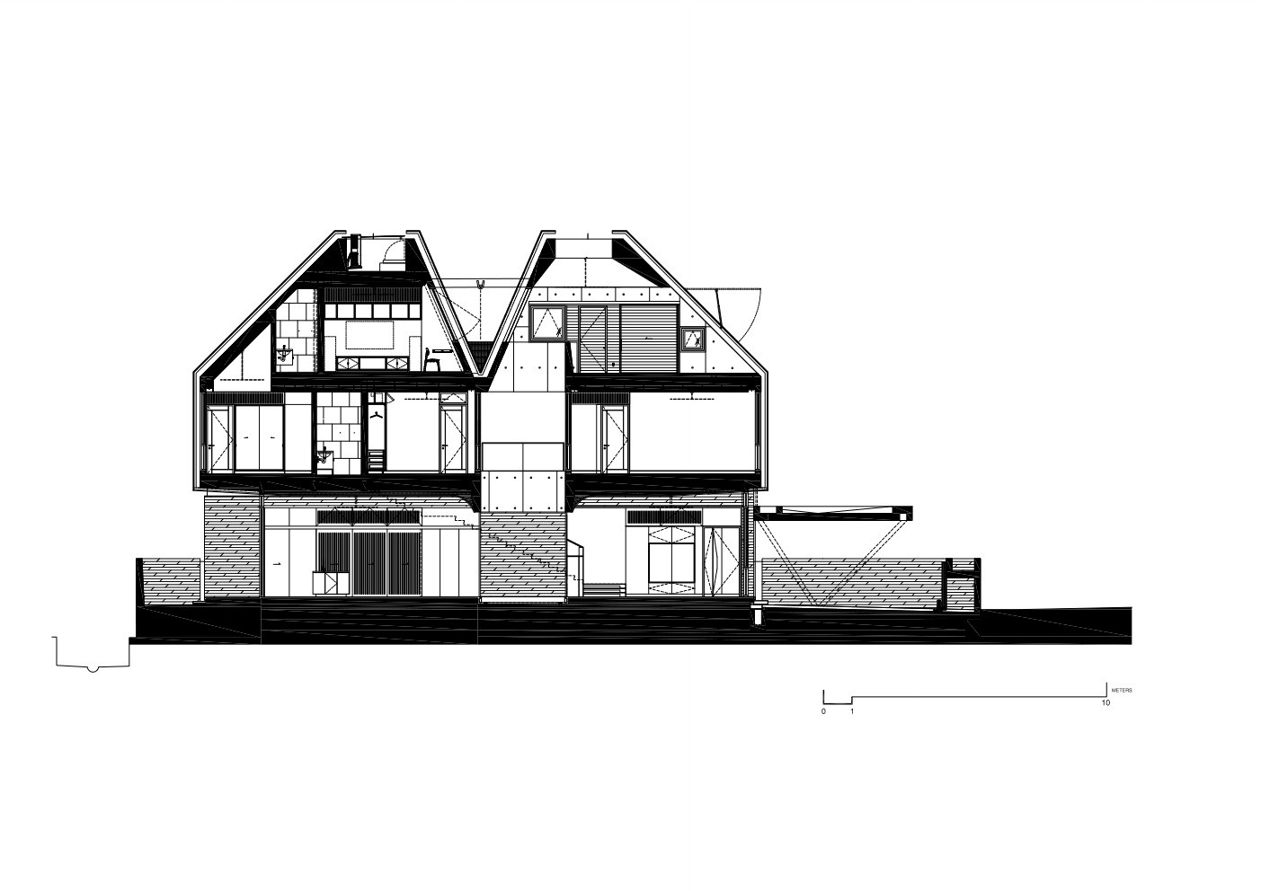 新加坡楔形屋顶混凝土住宅-30