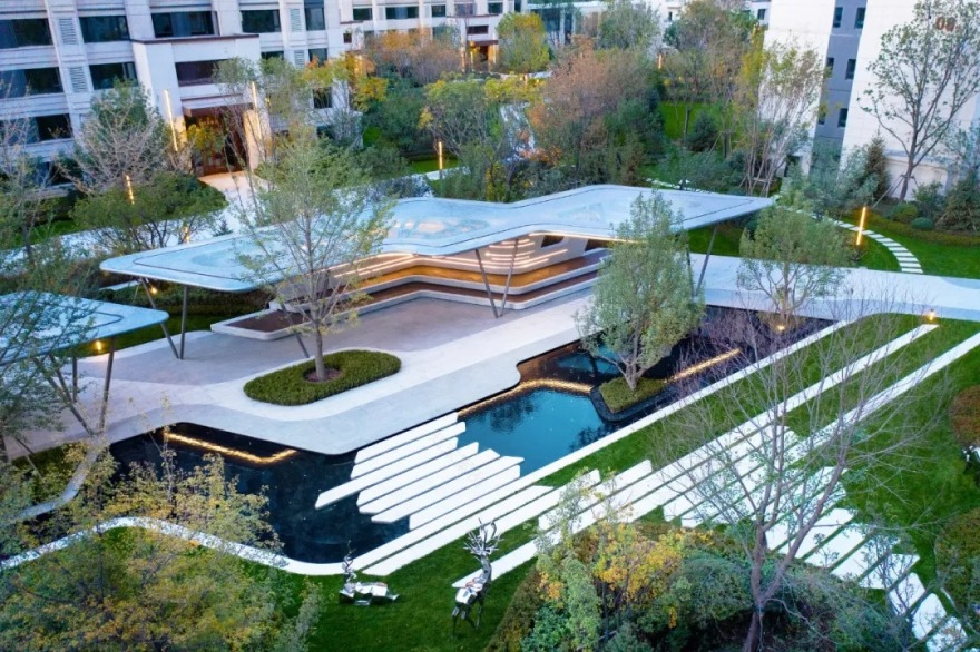 沈阳中海·棠颂景观设计丨中国和平丨易兰规划设计院-39