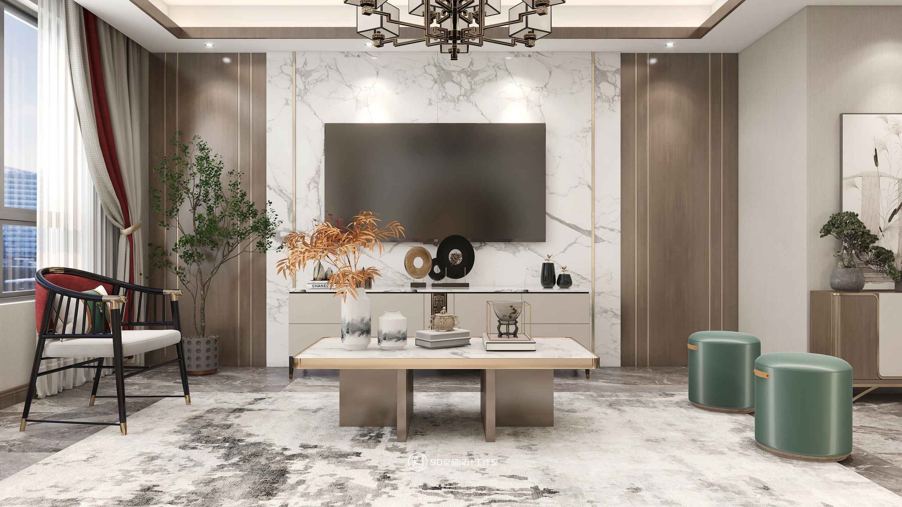 光辉岁月 · 118 平方新中式设计-16