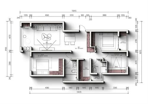 120m²简约风装修，舒适生活从空间开始-7
