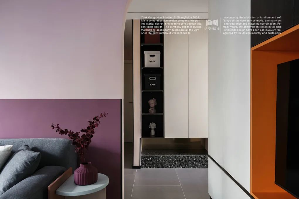 上海 102 平北欧风之家,粉色++ 白色++ 黑色大胆用色,储物空间超强-48