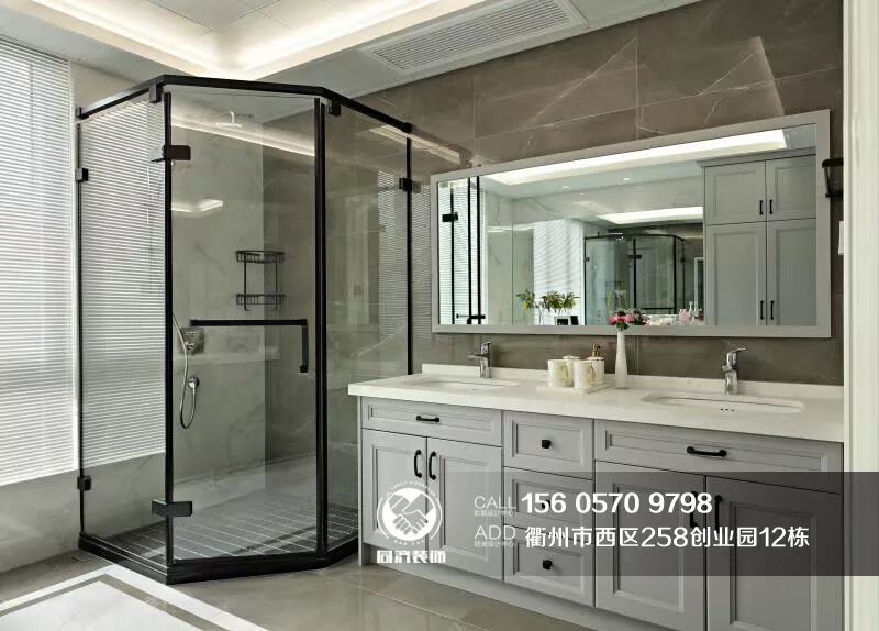 同济大宅全案设计中心美式轻奢排屋案例解读-27