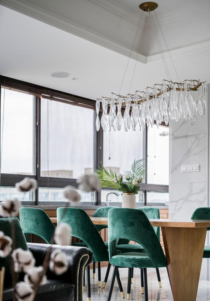 上海谷辰设计丨平层丨【阳光盒子】清爽美式里的优雅慢生活-16