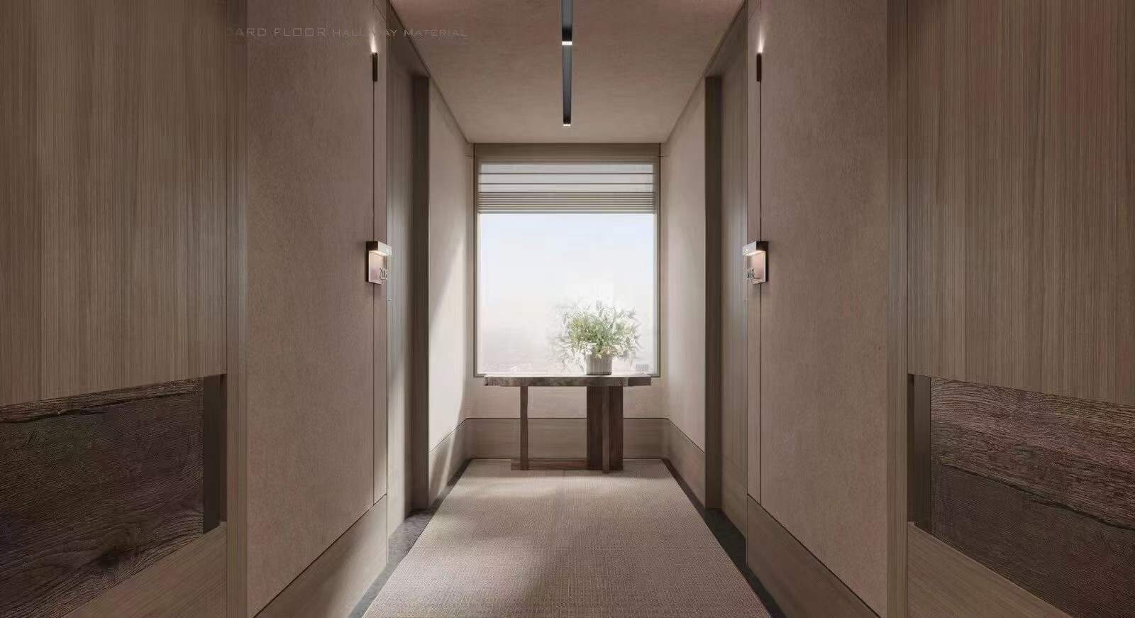 酒店|以简约为主,空间内没有复杂的造型设计-8