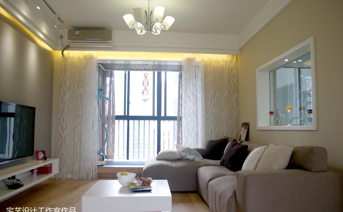 《雅室兰香》 | 玻璃隔板、照片墙配电箱,简约舒适家居设计-15